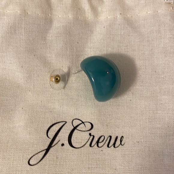 NWT J Crew Made in Italy Acetate Rounded Earrings - Picture 6 of 8
